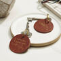 Personalised Handwriting Leather Keyring, thumbnail 1 of 2