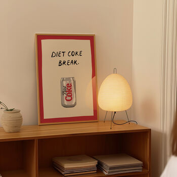 Diet Coke Break Funny Kitchen Print, 2 of 12