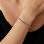 Crystal Heart Slider Bracelet, thumbnail 6 of 6
