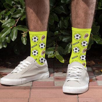 Personalised Football Photo Socks, 8 of 12