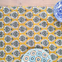 Set Of Two Placemats, Block Print, Handmade In India, thumbnail 3 of 6