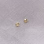 9ct Solid Gold Daisy Flower Dainty Stud Earrings, thumbnail 1 of 4