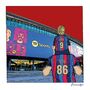 Fc Barcelona Personalised Football Gift, Print Or Card, thumbnail 1 of 10