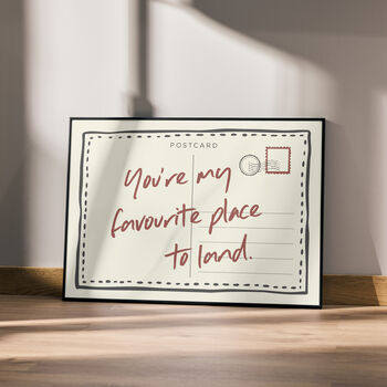 Personalised Postcard Print | Custom Text Wall Art, 2 of 6