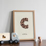 Personalised Patterned Letter Print, thumbnail 6 of 7