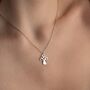 Sterling Silver Mushroom Necklace, thumbnail 6 of 9