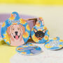 Cartoon Dog Name ID Tag Summer Solstice, thumbnail 12 of 12