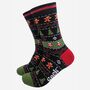 Christmas Pudding Treats Food Drinks Men's Bamboo Socks Gift Box, thumbnail 2 of 4