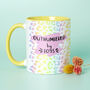 Choose Your Design Outnumbered By Boys Mother's Day Mug, thumbnail 1 of 7