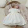 Long Sleeved Silk Baby Dress | Lara, thumbnail 6 of 10