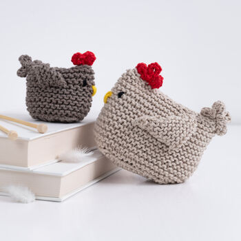 The Hen And Chick Beginner Knitting Kit, 2 of 12