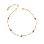 Sterling Silver Semi Precious Stone And Crystal Bracelet, thumbnail 4 of 10