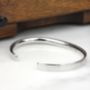 Sterling Silver Personalised Men's Bracelet, thumbnail 6 of 10