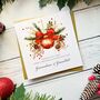 Handmade Red Bauble Christmas Card For Any Recipient, Customisable, thumbnail 5 of 6