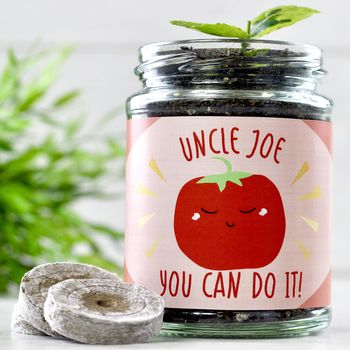 Personalised Cherry Tomato Jar Grow Kit, 2 of 12