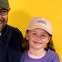 Personalised 'Team' Adult And Child Cap Set, thumbnail 2 of 4