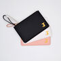Leather Look Pouch Bags With Gold Dog Emblem, thumbnail 3 of 3