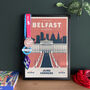 Personalised Belfast Marathon Print, Unframed, thumbnail 2 of 6