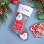 Personalised Grey 'Letter to Santa' Christmas Stocking, thumbnail 1 of 4