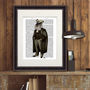 Schnauzer Lawyer, Book Print, Framed Or Unframed, thumbnail 1 of 6