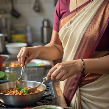 Multicolour Round Zircon Adjustable Beaded Bracelet, 3 of 7