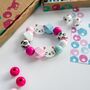 Personalised Kitten Wooden Bead Making Kit, thumbnail 7 of 9