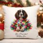 Personalised Sprocker Spaniel In Christmas Lights, thumbnail 10 of 10