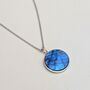 The Circle Labradorite Necklace, Silver, thumbnail 5 of 6