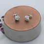 Sterling Silver Knot Stud Earrings, thumbnail 1 of 2