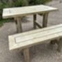 Outdoor Garden Bench With Double Braced Legs, thumbnail 7 of 9