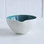 Handmade Porcelain Watercolour Cooks Bowl, thumbnail 10 of 12