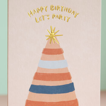 'Happy Birthday Let's Party' Card, 2 of 2
