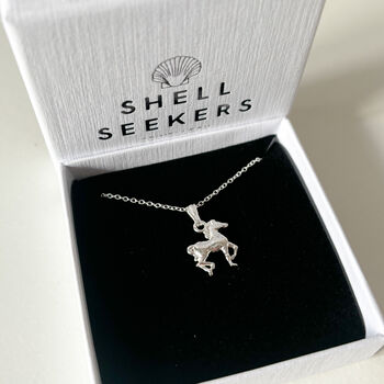 Sterling Silver Horse Pendant Necklace, 2 of 6