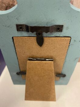 Small Blue Distressed Photo Frame 3x2 Inch, 4 of 8