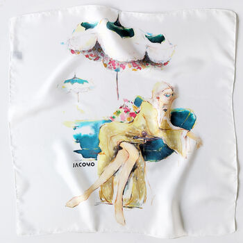 Jacomo Passalacqua Silk Scarf, 5 of 8