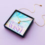 Birthday Wish Personalised Star Necklace, thumbnail 2 of 7