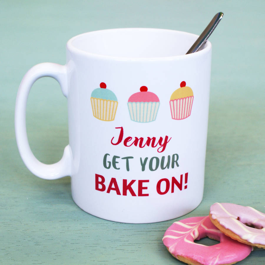 Personalised Get Your Bake On Mug By Sparks Living