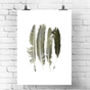 Contemporary Feathers Print, thumbnail 3 of 5