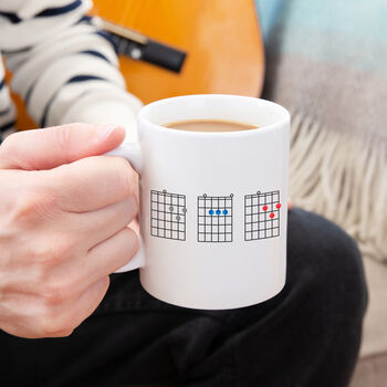 'Dad' Guitar Chords Mug, 2 of 9