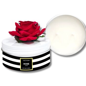 Panache Everlasting Red Rose Bouquet Valentines Card, 6 of 7
