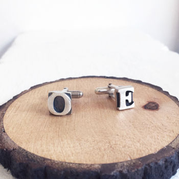 Personalised Letter Cufflinks, 2 of 3