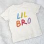 Rainbow Matching Sibling T Shirt Set, thumbnail 4 of 7