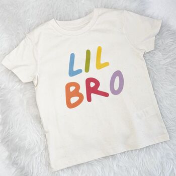Rainbow Matching Sibling T Shirt Set, 4 of 7