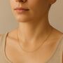 9ct Yellow Gold Light Belcher Chain – 16in To 22in, thumbnail 2 of 8