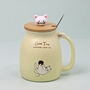 Cat Mugs Ceramic Tea Coffee In Assorted Colours G Decor, thumbnail 10 of 10