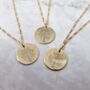 18ct Gold Vermeil Plated Family Tree Initial Necklace, thumbnail 2 of 8