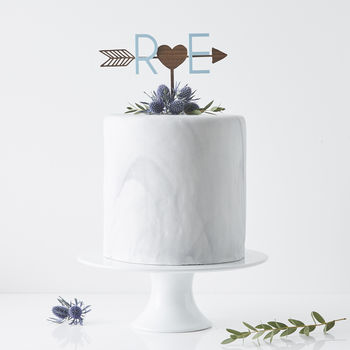 Personalised Arrow Initial Cake Topper, 10 of 11