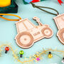 Tractor Christmas Tree Decoration, thumbnail 3 of 5