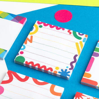 Rainbow Shapes Sticky Notes, 4 of 7