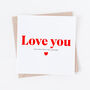 I Love You More Than Yesterday Romantic Card, thumbnail 1 of 2